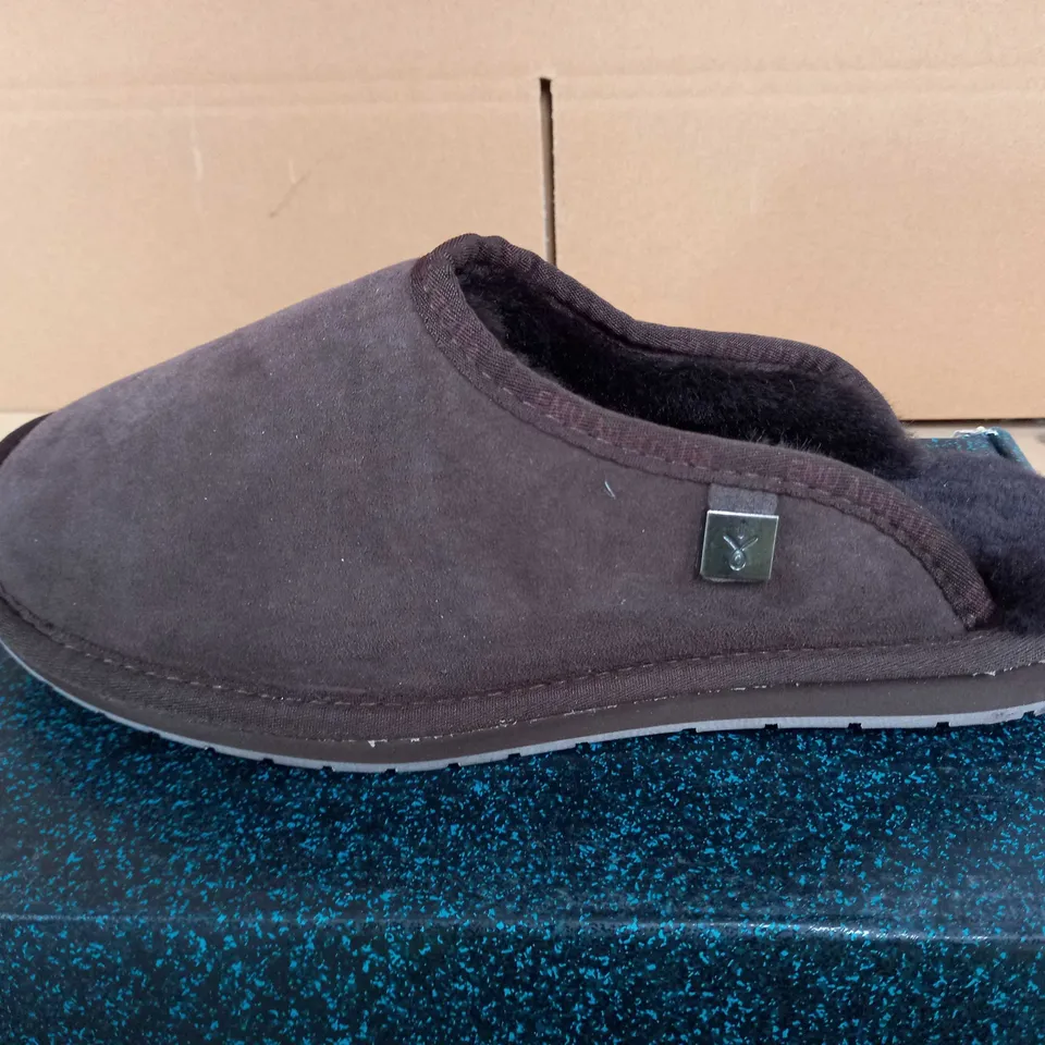 EMU MEN'S PLATINUM ESPERENCE SLIPPERS - CHOCOLATE - SIZE 8