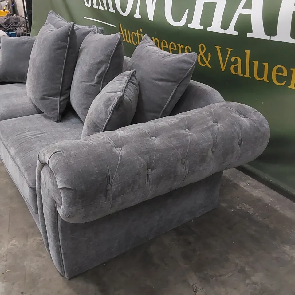 WINDSOR 3 SEATER FABRIC SCATTER BACK SOFA RRP £949