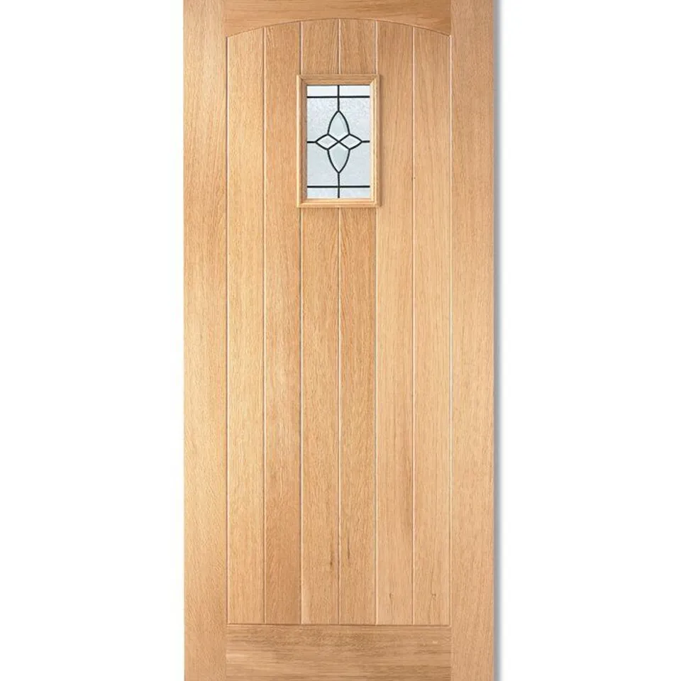 COTTAGE WOOD 6 PANEL UNFINISHED FRONT ENTRANCE DOOR