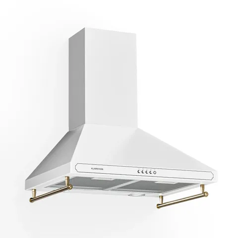 BOXED KLARSTEIN VICTORIA 60CM RETRO CHIMNEY COOKER HOOD​ WHITE