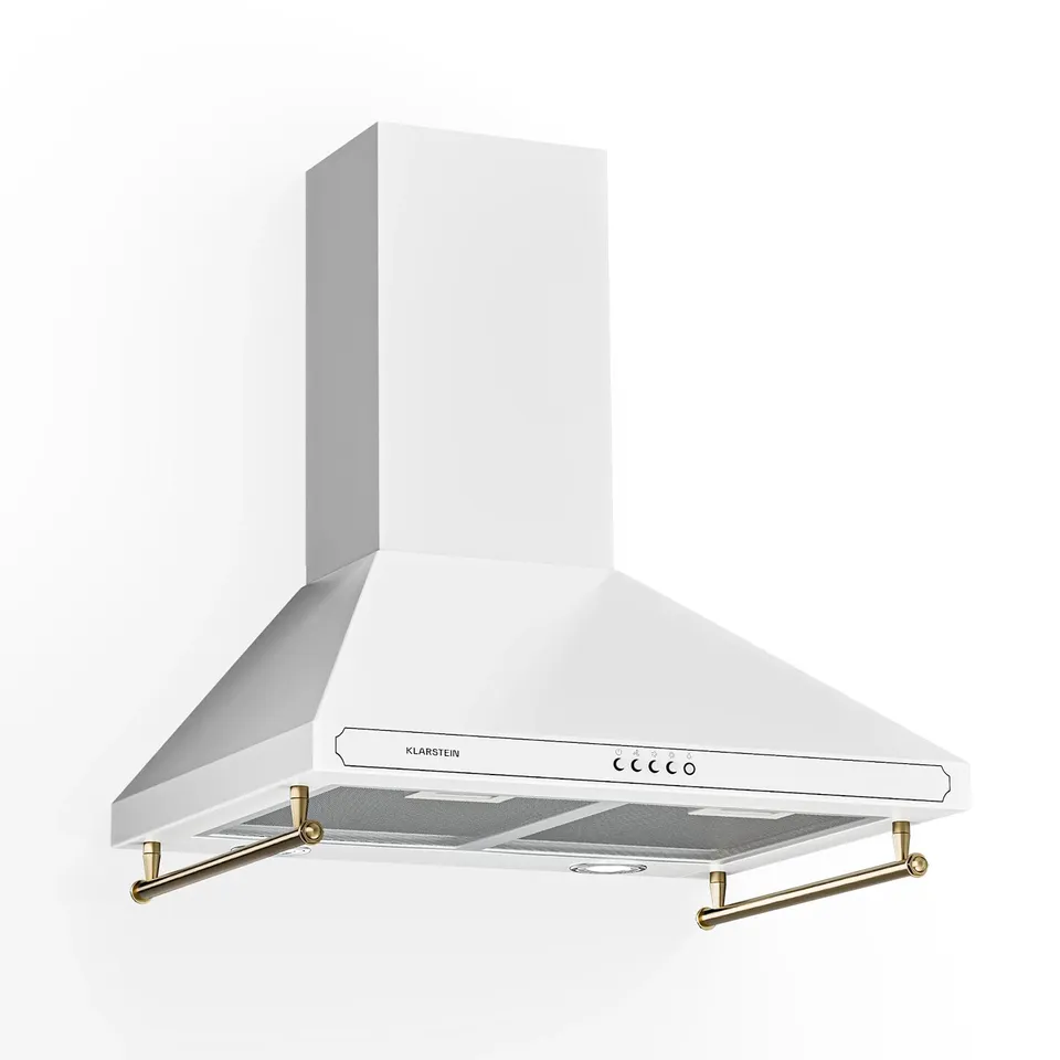 BOXED KLARSTEIN VICTORIA 60CM RETRO CHIMNEY COOKER HOOD​ WHITE