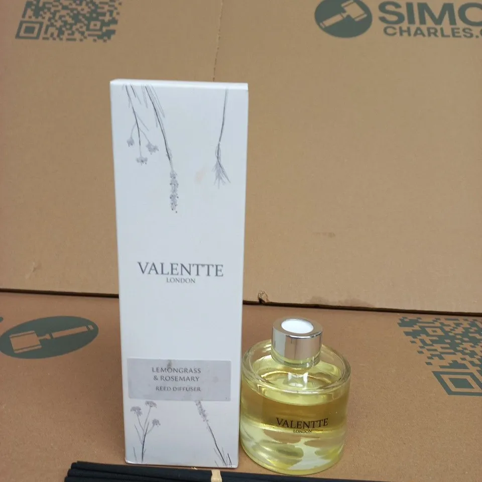 VALENTTE LONDON REED DIFFUSER – LEMONGRASS & ROSEMARY