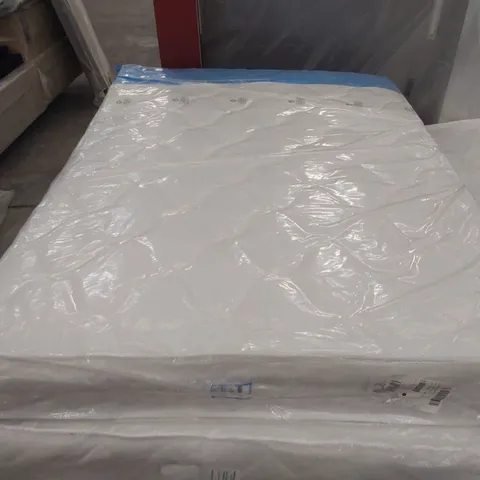 BAGGED DESIGNER DOUBLE 135cm AIRSPRUNG MEMORY FOAM COMFORT MATTRESS