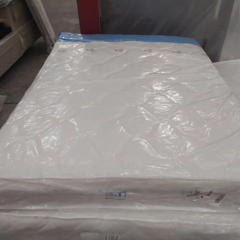 BAGGED DESIGNER DOUBLE 135cm AIRSPRUNG MEMORY FOAM COMFORT MATTRESS RRP £699