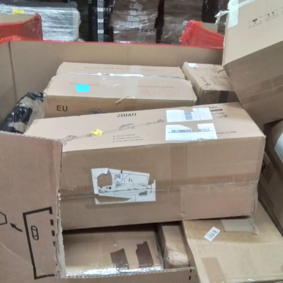 PALLET OF ASSORTED HOUSEHOLD GOODS AND PRODUCTS TO INCLUDE;YOGA MAT,FISH TANK