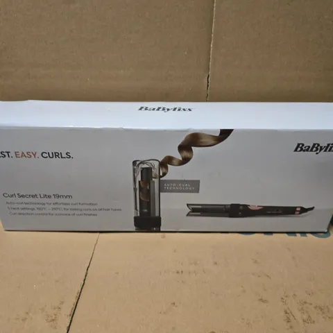 BOXED BABYLISS CURL SECRET LITE 19MM