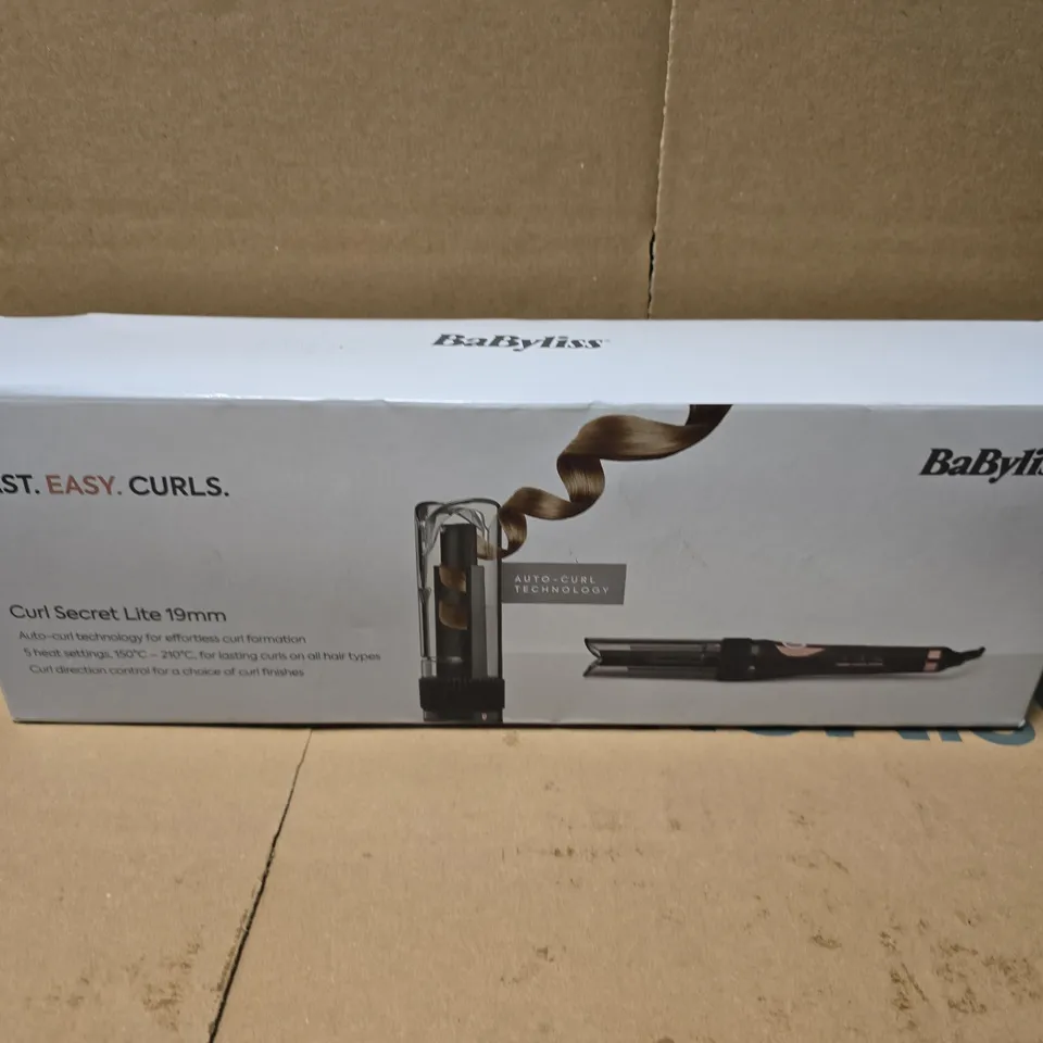 BOXED BABYLISS CURL SECRET LITE 19MM