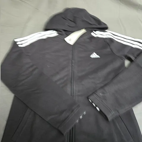 ADIDAS LOGO FULL ZIP JACKET SIZE 13/14 YEARS