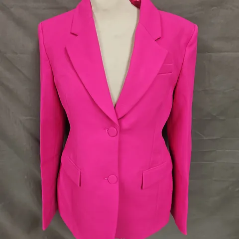 ZARA TAILORED BLAZER JACKET IN HOT PINK SIZE S