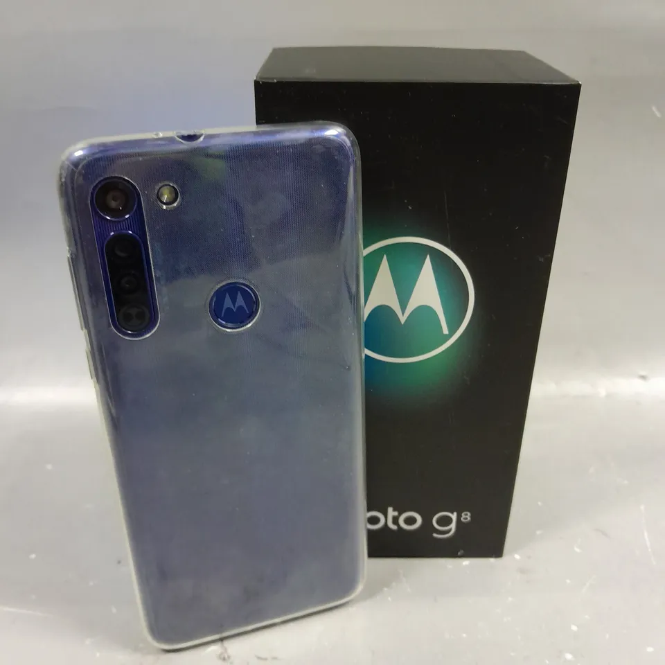 BOXED MOTOROLA MOTO G8 SMARTPHONE 