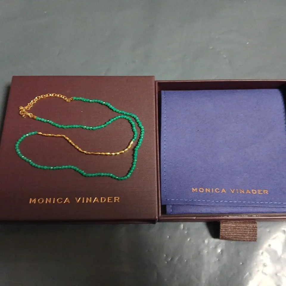 BOXED MONICA VINADER BEADED NECKLACE