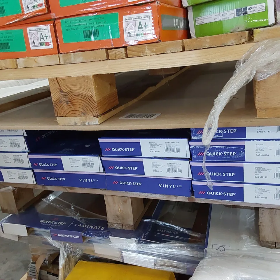 PALLET TO CONTAIN A LARGE QUANTITY OF FLOORING PRODUCTS 