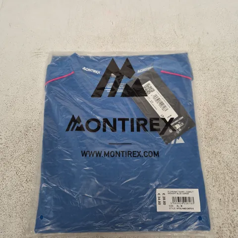 MONTIREX B CHROMA T‑SHIRT – COBALT/MIDNIGHT BLUE/CERISE, UK XL