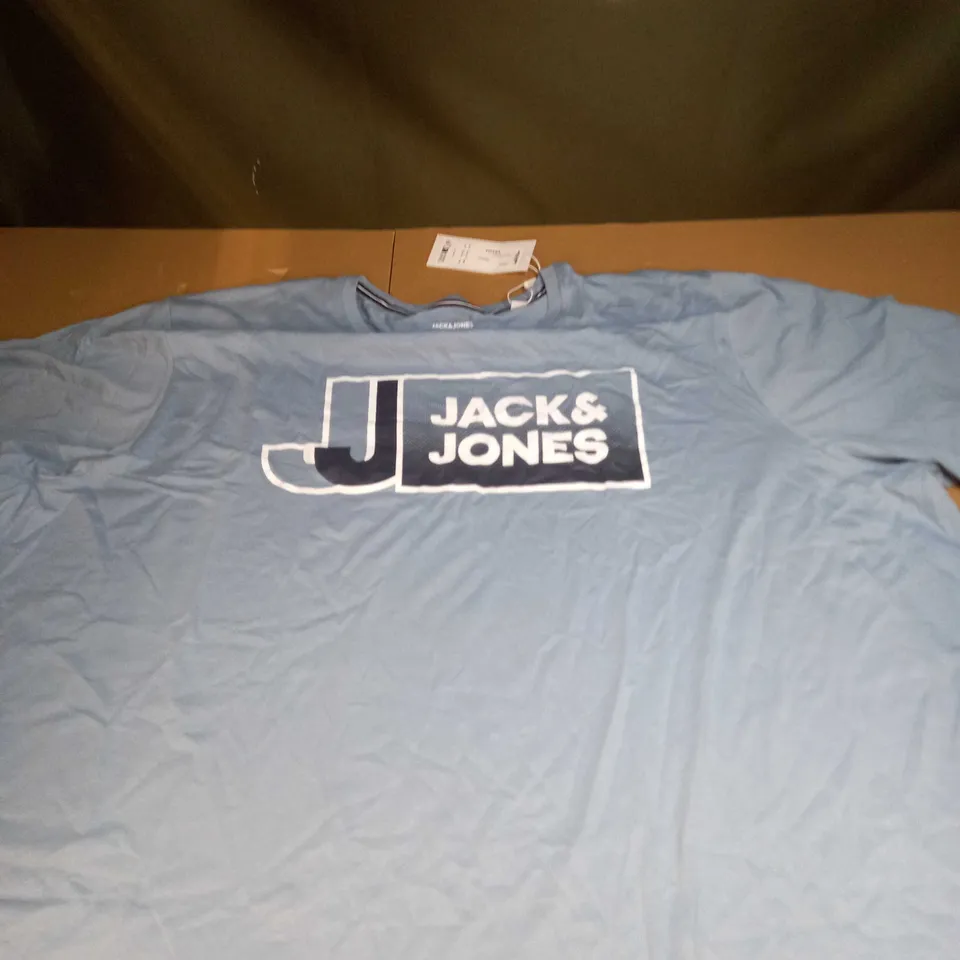 JACK AND JONES LOGO T-SHIRT SIZE 6XL