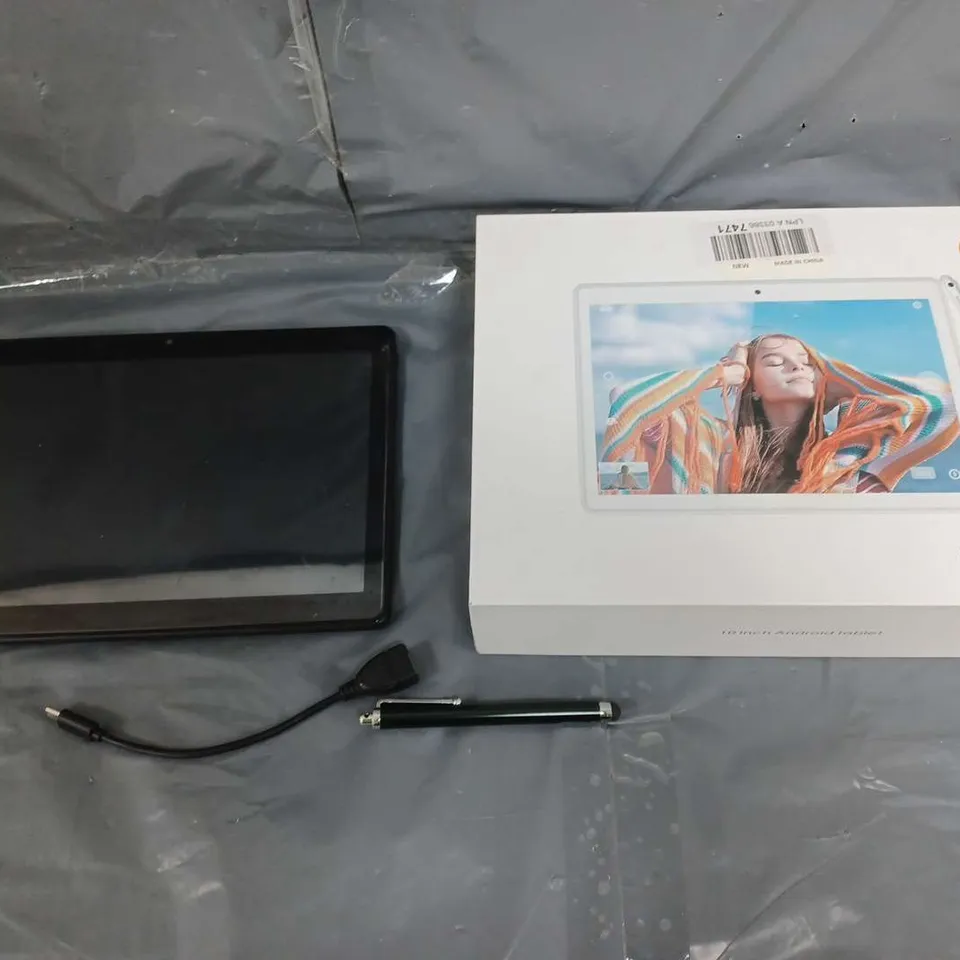 BOXED KISEDAR 10 INCH ANDROID TABLET WITH STENCIL AND WIRE 