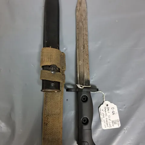 BRITISH COLD WAR BAYONET WITH SHEATH 
