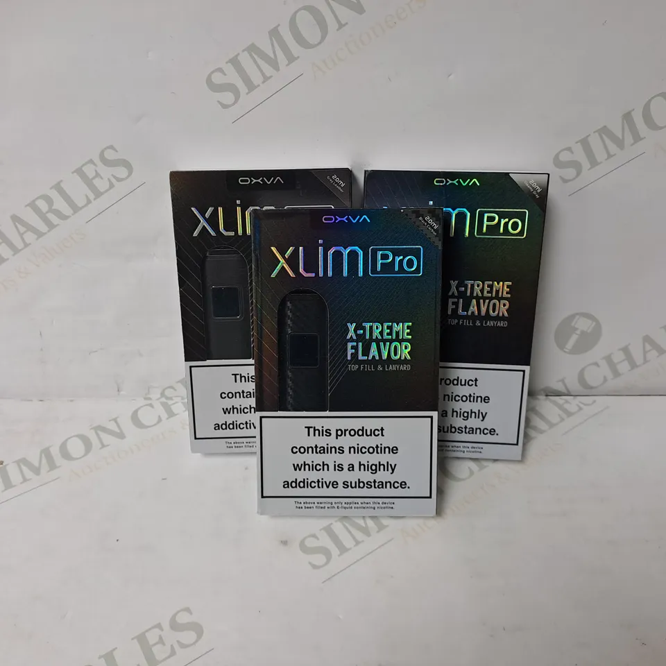 3 BOXED OXVA XLIM PRO POD VAPE KIT 