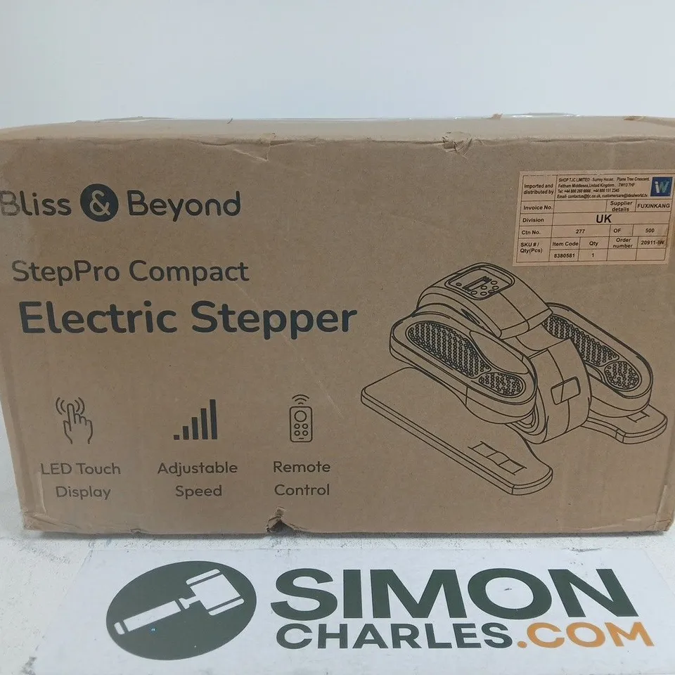 BLISS & BEYOND STEPPRO COMPACT ELECTRIC STEPPER – BOXED