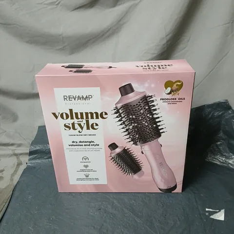 REVAMP VOLUME STYLE 1200W BLOW DRY BRUSH BOXED