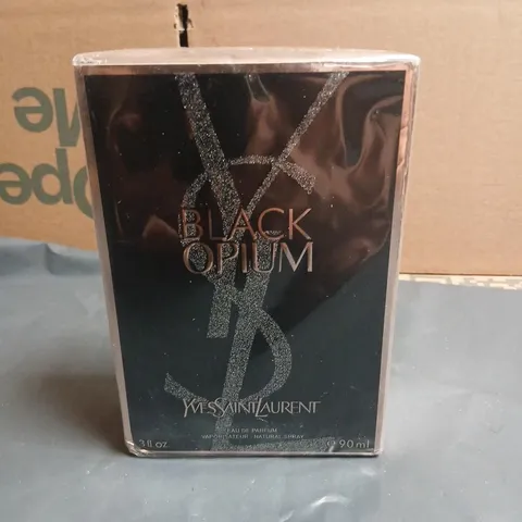 BOXED AND SEALED YVES SAINT LAURENT BLACK OPIUM EAU DE PARFUM 90ML