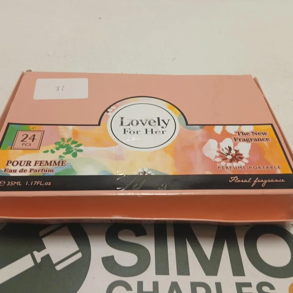 BOXED LOVELY FOR HER POUR FEMME 35ML X 24 PIECE