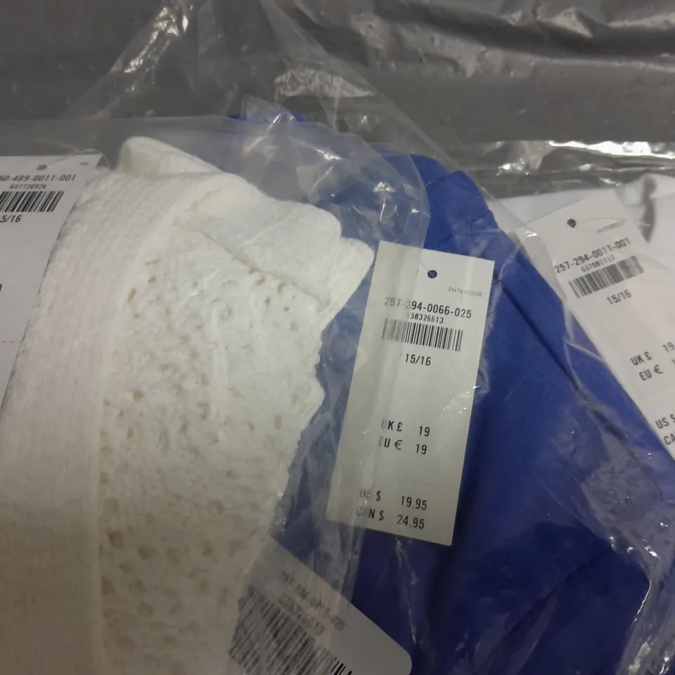 LOT OF 3 BAGGED ABERCROMBIE & FITCH TEENS CLOTHING ITEMS - ALL 15/16