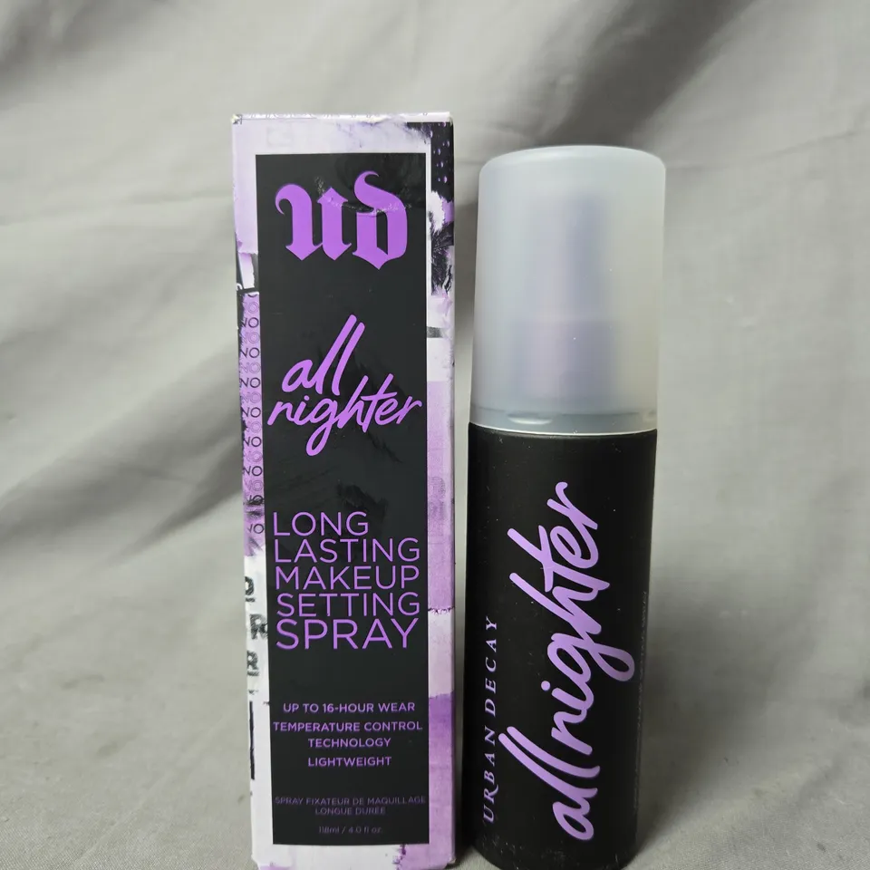 URBAN DECAY ALL NIGHTER MAKEUP SETTING SPRAY – 118ML (BOXED)