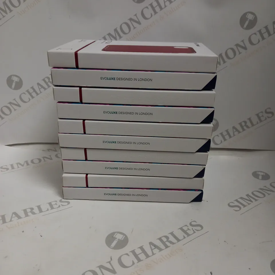 BOX OF APPROX 10 TECH 21 IPHONE XS MAX PHONE CASES IN ASSORTED DESIGNS. 