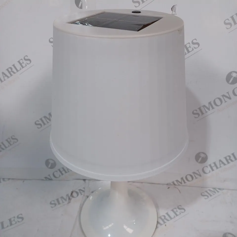 BOXED PEARLSTAR SOLAR TABLE LAMP
