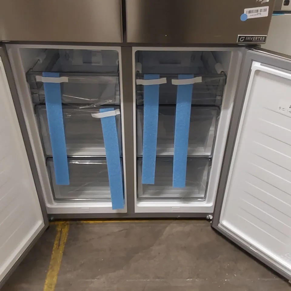 HISENSE RQ5P470SMIE AMERICAN FRIDGE FREEZER-STAINLESS STEEL - UNPROCESSED RAW RETURN