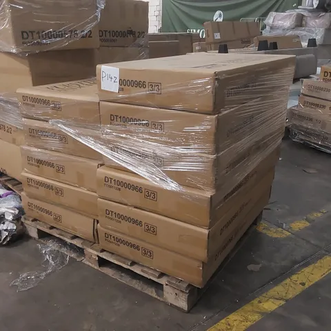 PALLET CONTAINING A LARGE QUANTITY OF INCOMPLETE DINING TABLE PARTS