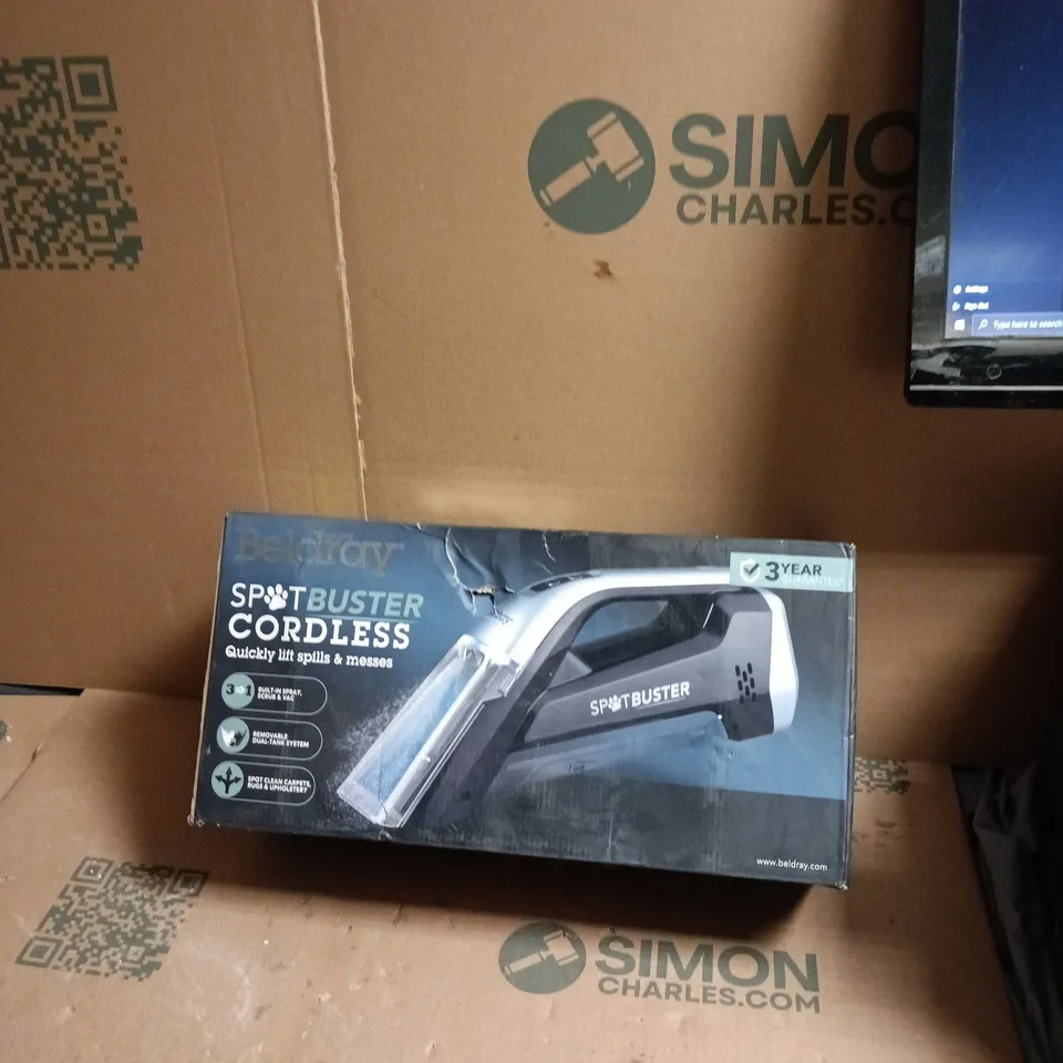 BELDRAY SPOTBUSTER CORDLESS HANDHELD VACUUM – BOXED