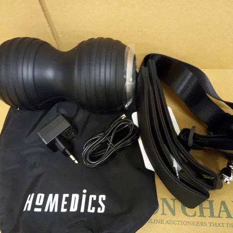 HOMEDICS CORDLESS DOUBLE-BARREL RECHARGEABLE BODY MASSAGER 