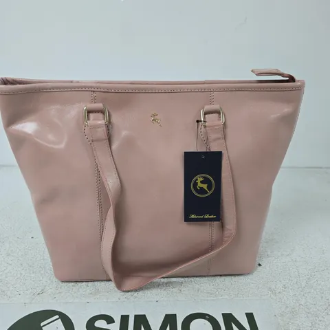 ASHWOOD LEATHER PINK TOTE BAG