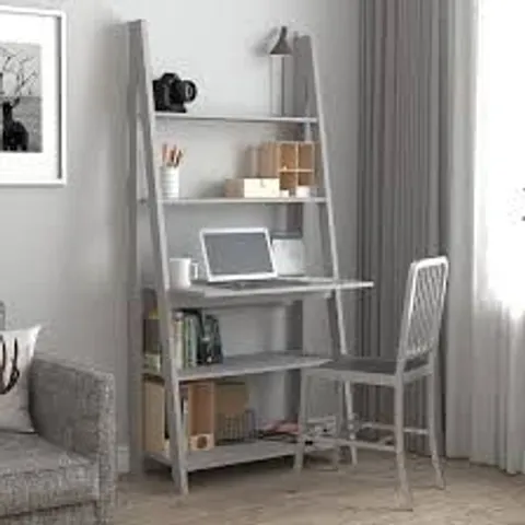 LPD FURNITURE TIVA LADDER DESK - GREY - COLLECTION ONLY