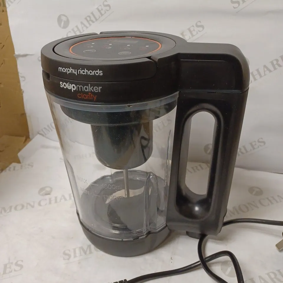 MORPHY RICHARDS CLARITY SOUP MAKER