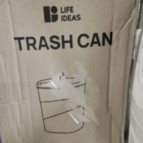 BOXED TRASH CAN 