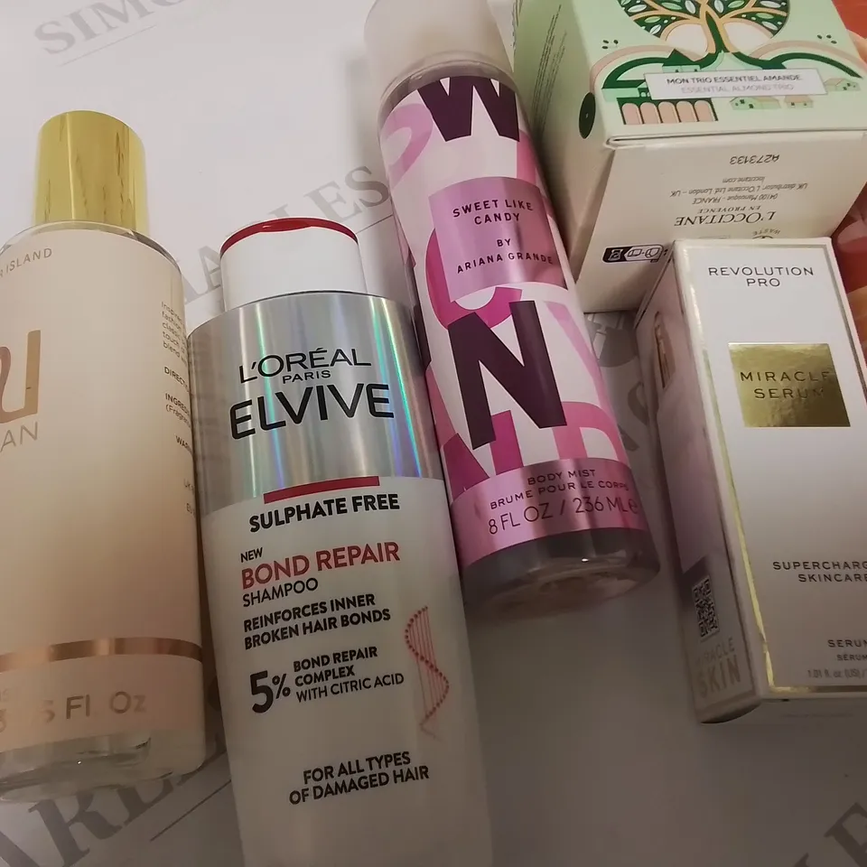 LOT OF 7 ASSORTED BEAUTY ITEMS TO INCLUDE ELEMIS AND LOREAL