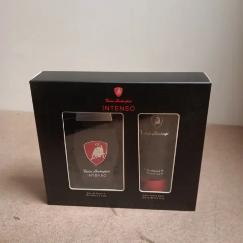 TONINO LAMBORGHINI INTENSO GIFT SET – EAU DE TOILETTE 75 ML + AFTER SHAVE BALM 100 ML