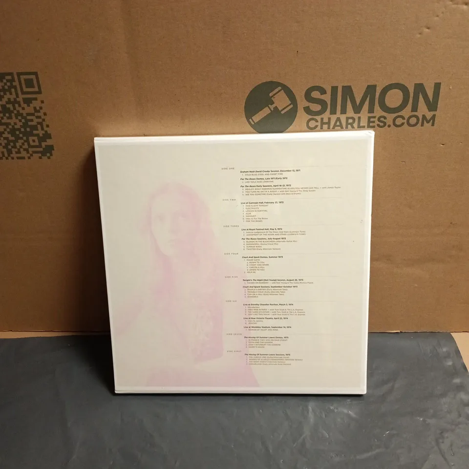 JONI MITCHELL ARCHIVES VOLUME 3 HIGHLIGHTS – THE ASYLUM YEARS (1972–1975), 4LP BOX SET