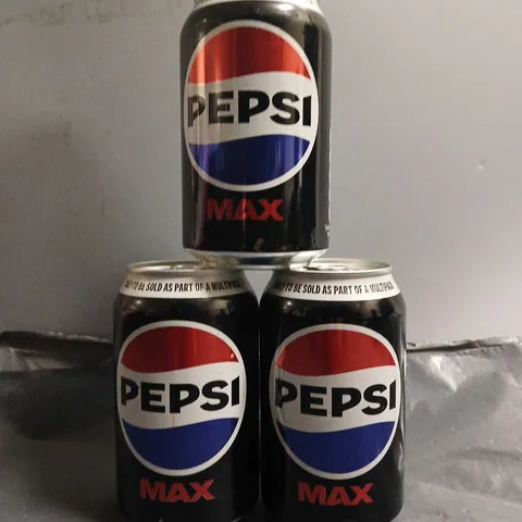 TOTE OF APPROXIMATELY 17 PEPSO MAX 330ML CANS