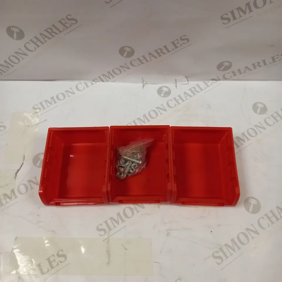 15 BIN BENCH MOUNTING STORAGE SYSTEM MODEL NO. TPS1569