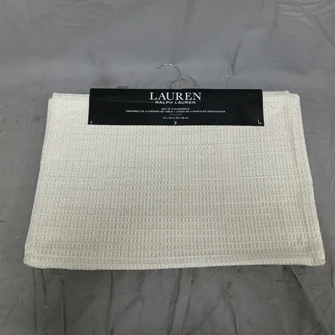 RALPH LAUREN SET OF 4 PLACEMATS