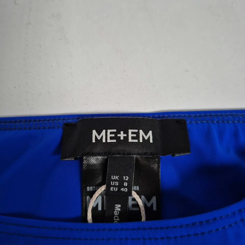 ME+EM BIKINI BOTTOM – INTENSE BLUE, UK 12 (US 8, EU 40)