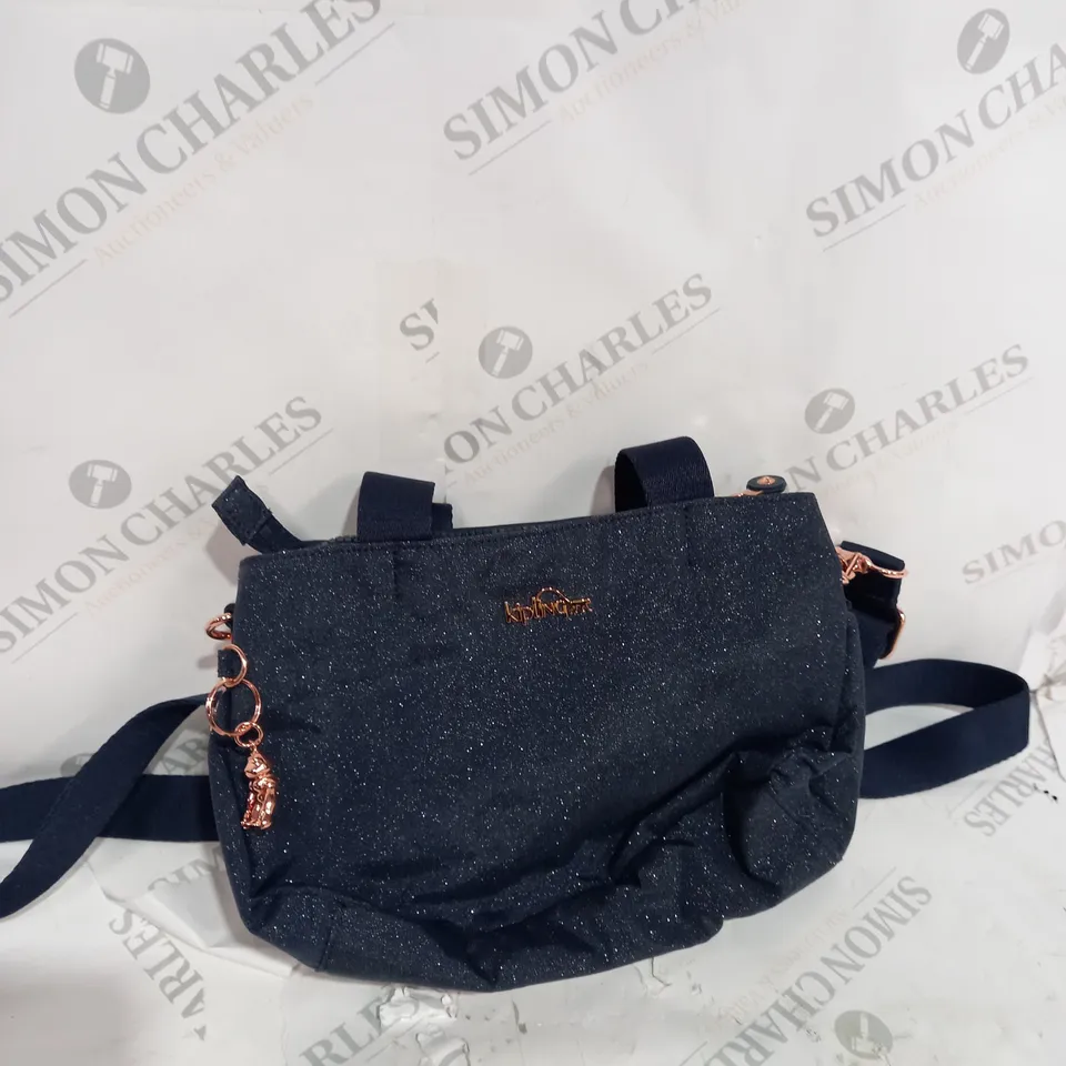 KIPLING HANDBAG IN SPARKLE IN NAVY 