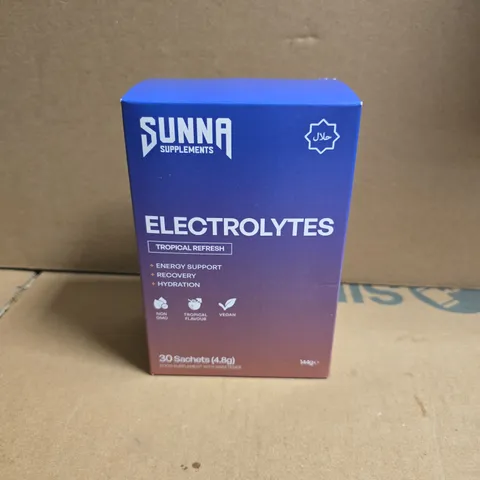 BOXED SUNNA TROPICAL REFRESH ELECTROLYTES SACHETS 20 X 4.8G