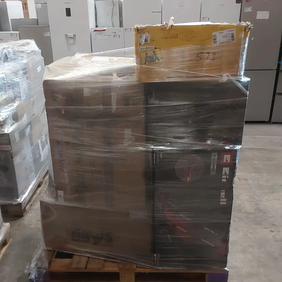 PALLET OF APPROXIMATELY 13 UNPROCESSED RAW RETURN HOUSEHOLD AND ELECTRICAL GOODS TO INCLUDE;