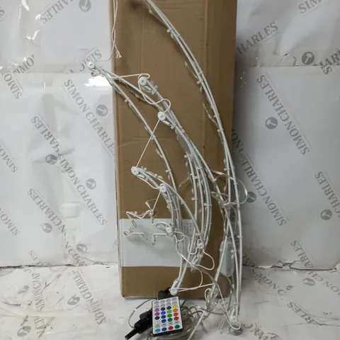 BOXED HOME REFLECTIONS INDOOR/OUTDOOR PRE-LIT WALL MOUNTABLE TREE
