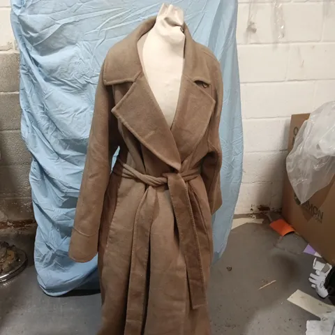 RESERVED WOOL COAT – CAMEL, WOMEN’S XL