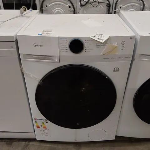 MIDEA MF20ED80WB FREESTANDING WASHER DRYER, BLDC MOTOR, BRIGHT LED DISPLAY LUNAR DIAL, HEALTH GUARD, STEAM, 1400RPM, 8KG/6KG LOAD, APP CONTROL, WHITE [ENERGY CLASS A]